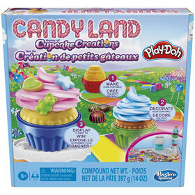 Candy Land Cupcake Creation, jeu de plateau pour la famille et les jeunes enfants, des créateurs de Play-Doh, 2 à 4 joueurs - Édition anglaise - Notre exclusivité