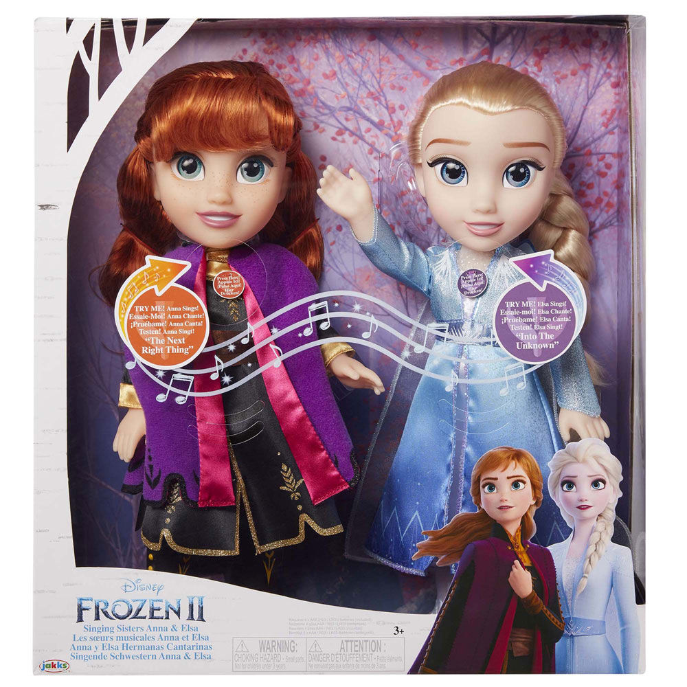 Frozen 2 Feature Anna Elsa Doll 2 Pack R Exclusive