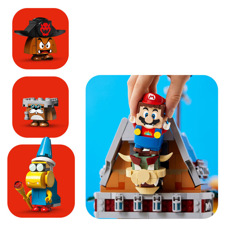 LEGO Super Mario Ensemble d'extension Le bateau volant de Bowser 71391 (1152 pièces)