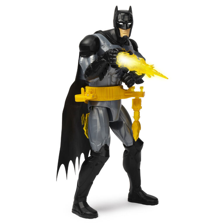 BATMAN, Figurine articulée BATMAN de 30 cm Ceinture utilitaire à changement rapide de luxe avec effets sonores et lumineux