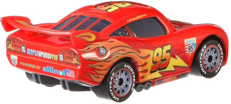 Disney/Pixar Cars Lightning McQueen with Racing Wheels - English Edition
