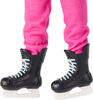 Barbie Tim Hortons PWHL Fashion Doll in Pink, Purple, & Teal Hockey Jersey, Includes Hockey Accessories