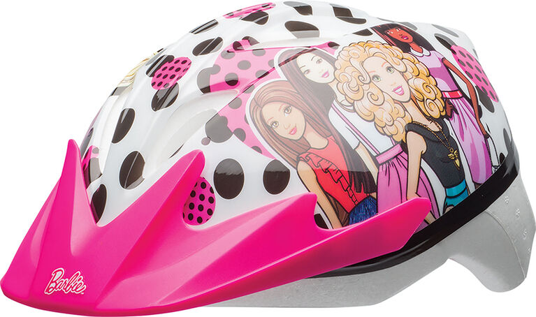 Barbie - Fashionistas Child 5+ Bike Helmet - White