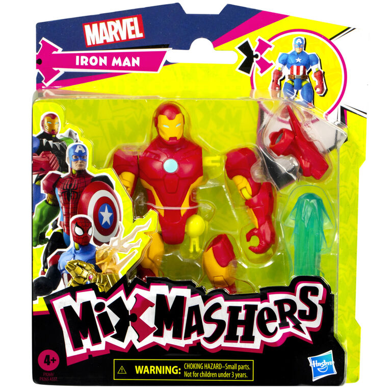MixMashers Marvel Iron Man Avengers Mix-And-Match Action Figure & Accessories
