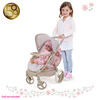 Doll Mabelle Twin Stroller, Little Flora