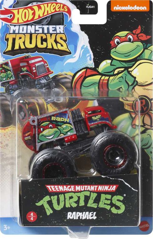 Hot Wheels Monster Trucks, 1:64 Scale Entertainment-Themed Toy Truck (Styles May Vary)