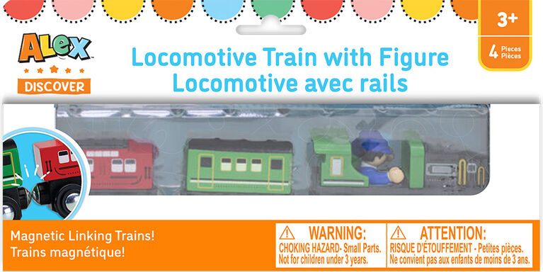 ALEX - 4 Pc High Speed Figure & Train Ast