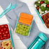 Sistema To Go Small Split Food Snack Container, 350 mL, Colour May Vary, 1 Pack