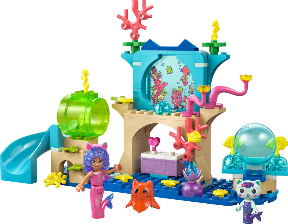 LEGO Gabby's Dollhouse Mermaid Gabby's Aquarium Adventure Building Blocks for Pretend Play 11204