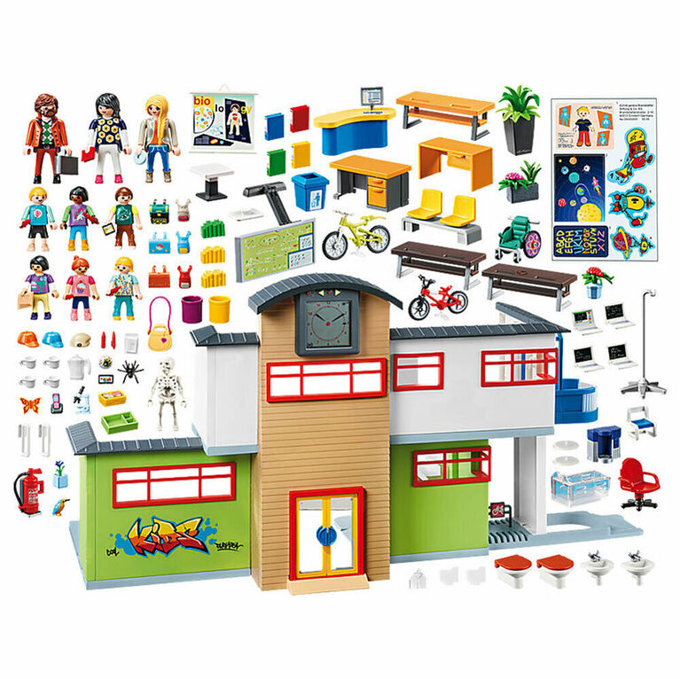 Playmobil - Ecole aménagée
