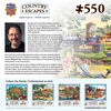 Country Escapes 550 Piece Linen Jigsaw Puzzle