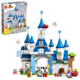 LEGO DUPLO  Disney Le château magique 3en1 10998 Ensemble de jeu de construction (160 pièces)