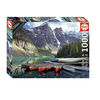 Moraine Lake, Banff, Alberta 1000 Piece Puzzle