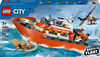 LEGO City Coast Guard Rescue Boat & Helicopter Building Toys for Kids, Ages 7+ - 60504