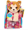 Barbie Vet Bag Set - Brown Beige Puppy with Pink Blue Backpack