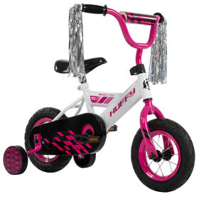 Huffy Skidster 10-inch Bike, Pink and White - R Exclusive