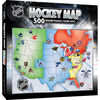 Masterpieces Puzzle Company NHL All Teams 500 Piece League Map Puzzle