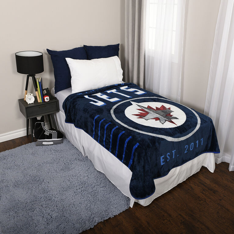 NHL Winnipeg Jets Plush Super Soft Blanket, 60" x 70"