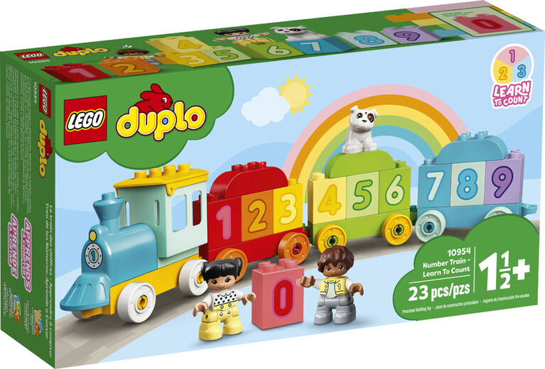 LEGO DUPLO Le train des chiffres - Apprendre à compter 10954 (23 pièces)