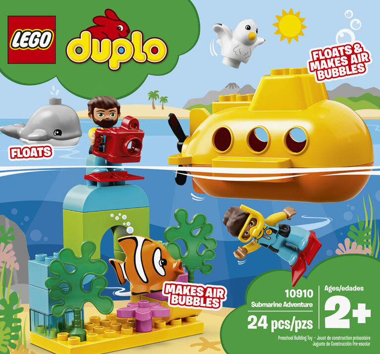 LEGO DUPLO Town L'aventure en sous-marin 10910