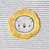 Just Born Baby Boys 4-Pack Organic Short Sleeve Onesies Bodysuits - Lil Lion Newborn
