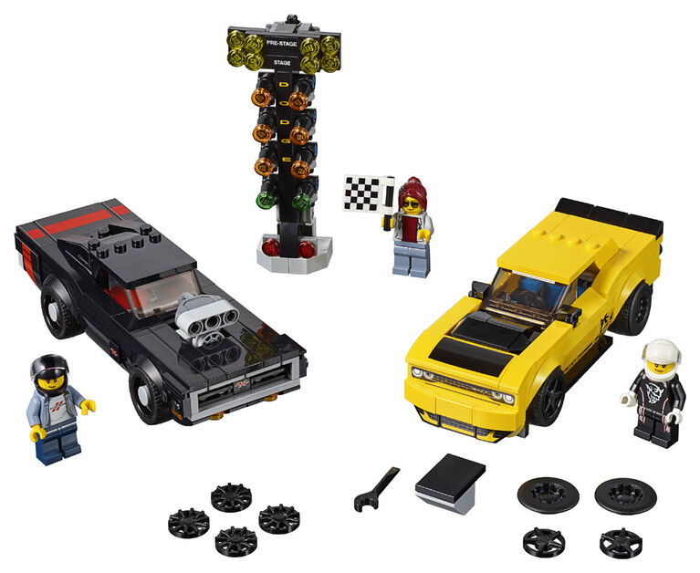 LEGO Speed Champions 2018 Dodge Challenger SRT Demon and 1970 Dodge Charger R/T 75893