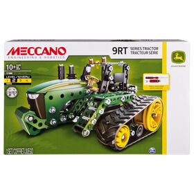 Meccano by Erector, John Deere 9RT Series Tractor Building Set, STEM Engineering Education Toy