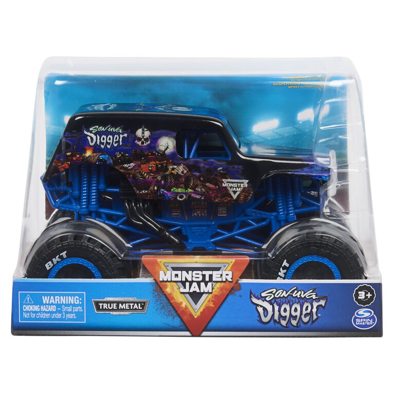 Monster Jam, Official Son-Uva Digger Monster Truck, Collector Die-Cast Vehicle, 1:24 Scale