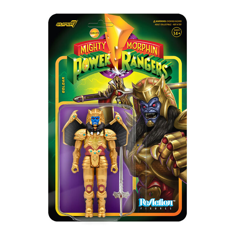 Mighty Morphin Power Rangers ReAction Figure Vague 2 - Goldar