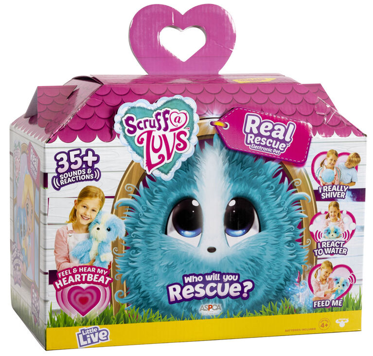 Little Live Scruff-a-Luvs Real Rescue - English Edition