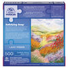Spin Master Puzzles, Summer Breeze 500-Piece Jigsaw Puzzle Artist Laivi Põder Floral Landscape Art with Poster