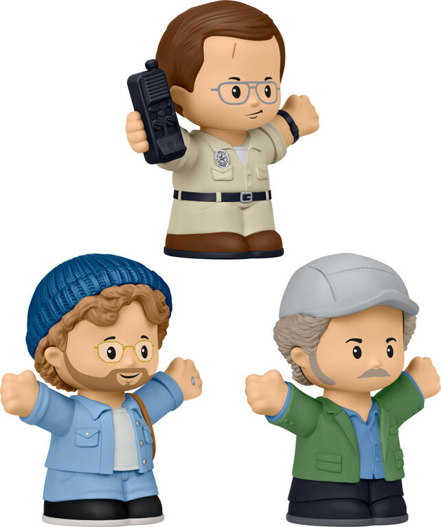 Little People Collector Jaws Movie Special Edition Set for Adults & Fans, 3 Figures