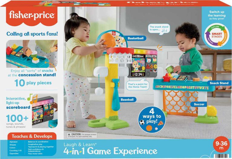 Fisher-Price Laugh and Learn ABC All-in-One Sports Arena - English Edition