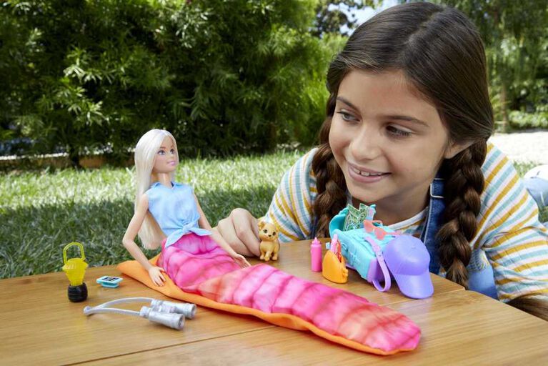 Barbie-It Takes Two-Coffret Vive le Camping, poupée Malibu
