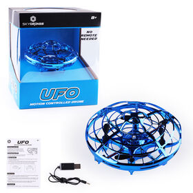 Skydrones Ufo Drone-Blue - English Edition