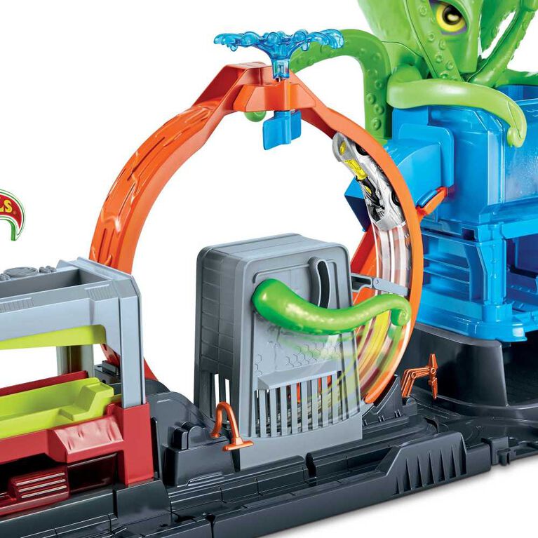 Hot Wheels City Station de Lavage Ultime Pieuvre…