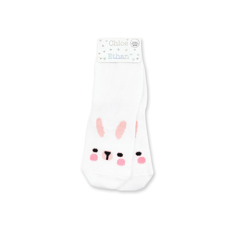 Chloe + Ethan - Chaussettes pour tout-Petites, Lapine Blanc