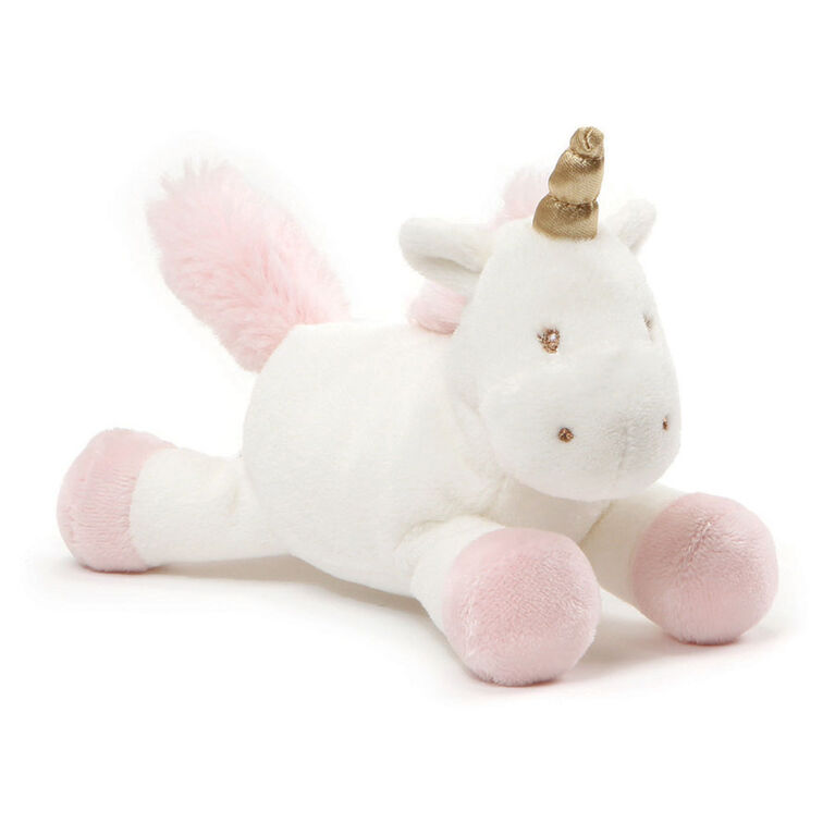 Baby GUND, Hochet en peluche Luna Unicorn, 17,8 cm