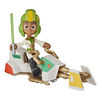Star Wars Young Jedi Adventures Kai Brightstar Figure & Speeder Bike, Star Wars Toys, Preschool Toys 4 Inch