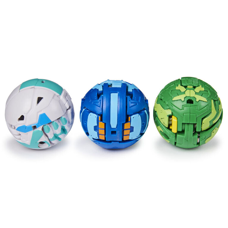 Bakugan Starter Pack 3-Pack, Aquos Goreene, Collectible Action Figures