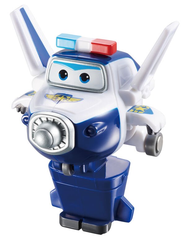 Super Wings Transform-a-Bots, paquet de 4 - Jett/Mira/Paul/Grand Albert