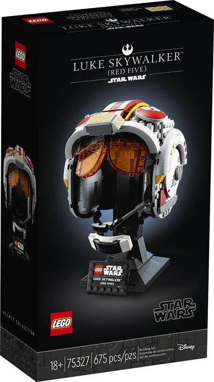 LEGO Star Wars Luke Skywalker (Red Five) Helmet 75327 Building Kit (675 Pieces)