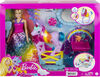 Barbie Dreamtopia Unicorn Pet Playset with Barbie Royal Doll, Unicorn with Color Change Potty Feature