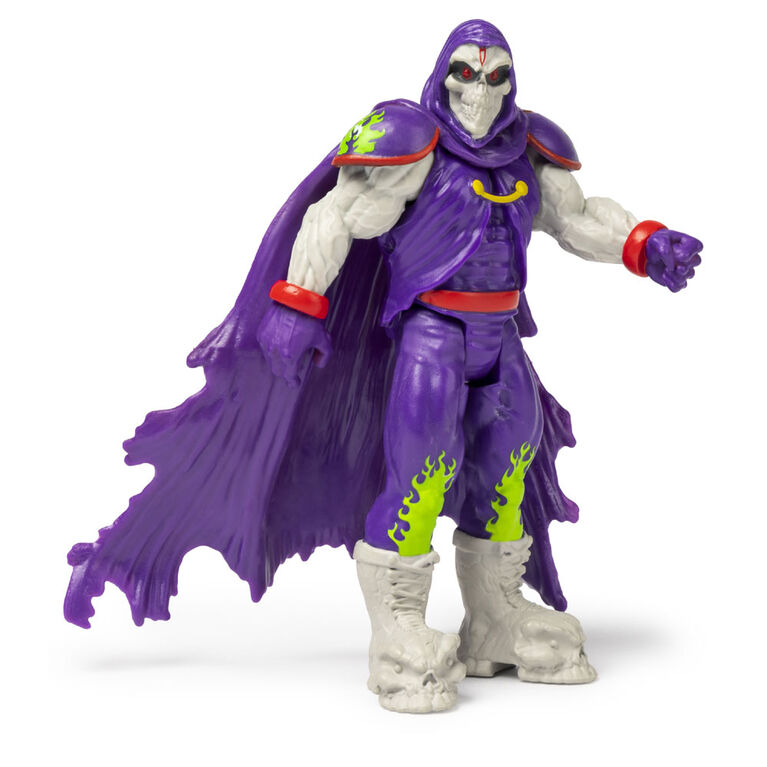 Monster Jam, Official Grave Digger 1:64 Scale Monster Truck and 5-inch Grim Creatures Action Figure (Metallic Purple)