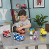 PAW Patrol, Rubble's Deluxe Movie Transforming Toy Car with Collectible Action Figure