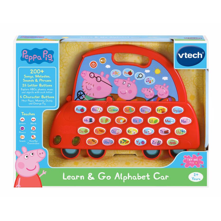 VTech Peppa Pig Learn & Go Alphabet Car - English Edition
