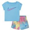 Nike T-shirt and Shorts Set - Ocean Bliss - Size 12M