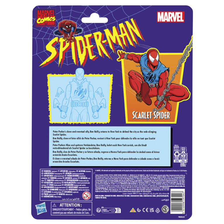 Marvel Legends Series Scarlet Spider Comics Action Figure