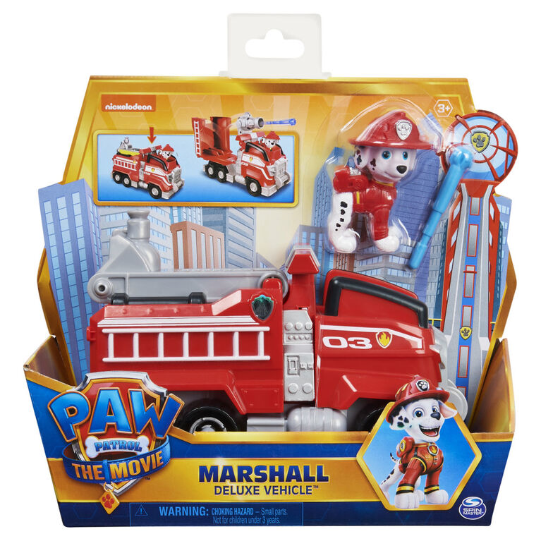 PAW Patrol, Marshall's Deluxe Transforming Fire Truck Toy Car Collectible Action Figure | Toys R Us Canada