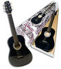 Guitare acoustique 30"- noir - Exclusif - les motifs peuvent varier